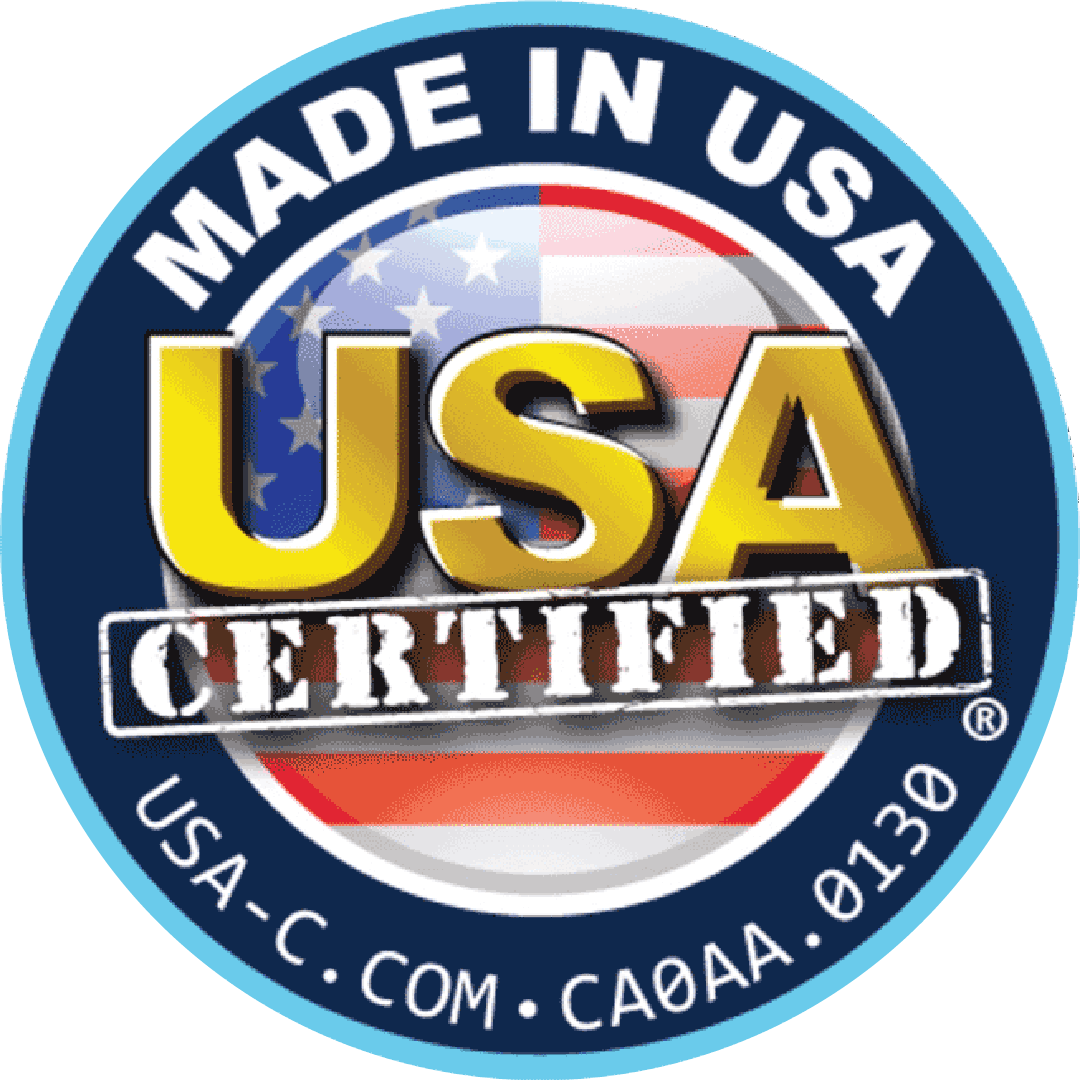 Logo-USA-Certified Made in the USA Certified Award Badge